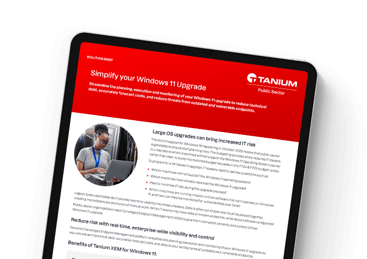 Tanium for Windows 11