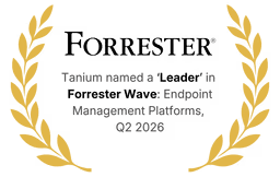 Tanium named a Leader in the Forrester Wave: Endpoint Management Platforms, Q2 2026