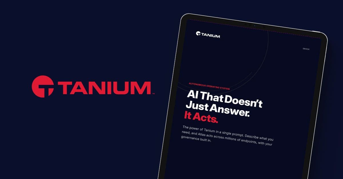 Featured meta image: Tanium Atlas eBook