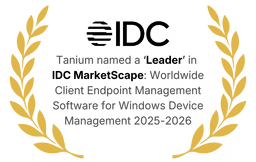 Tanium named a Leader in the IDC MarketScape: Worldwide Client Endpoint Management Software for Windows Device Management 2025-2026