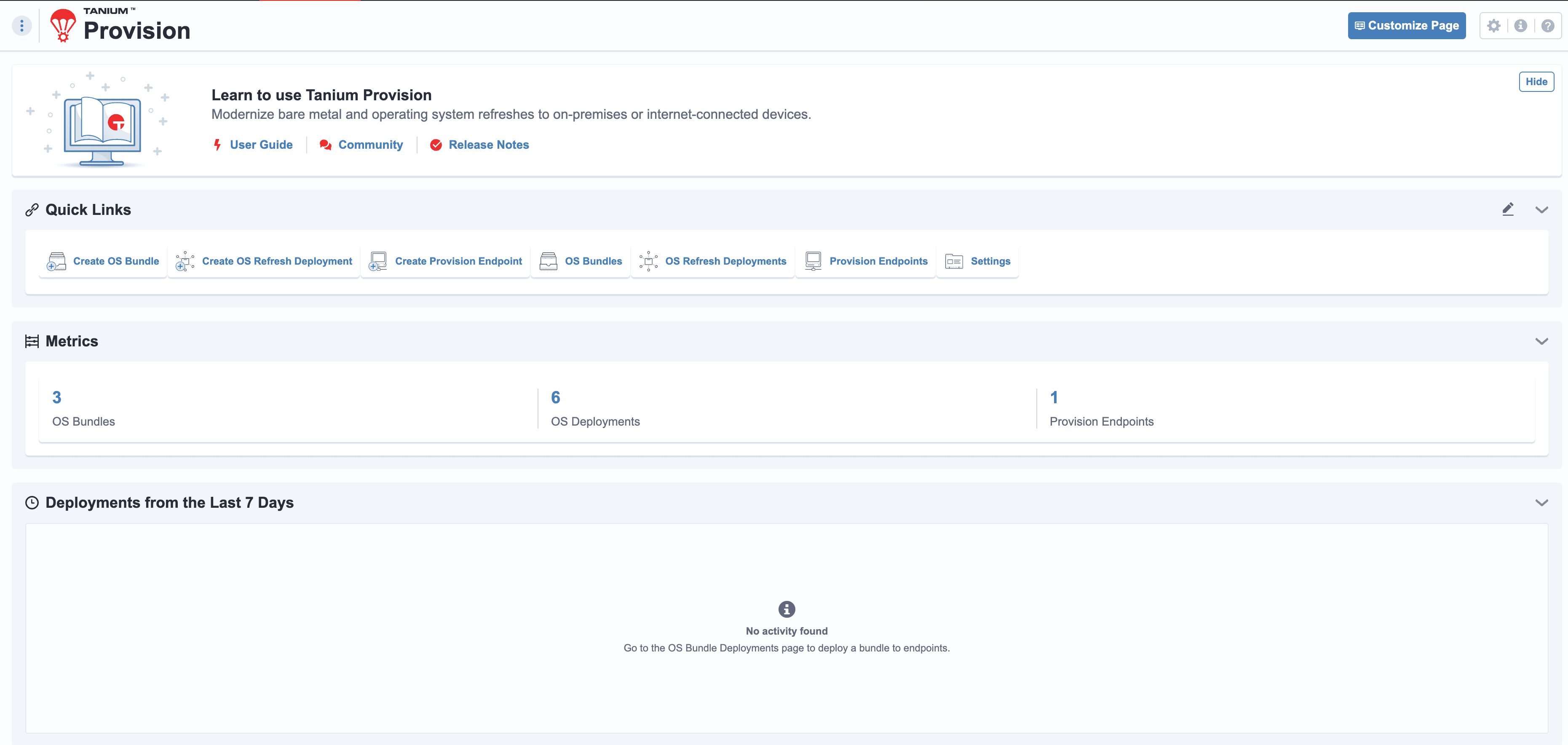 Bare Metal Provisioning