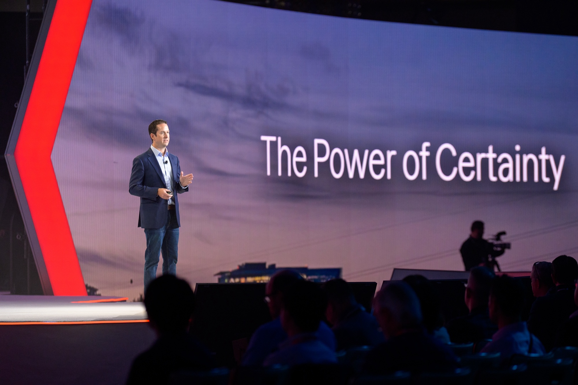 Charles Ross speaking at Tanium Converge about the power of certainty