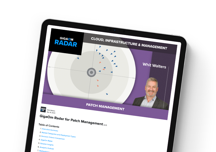 Mobile featured image: 2024 GigaOm Patch Management Report