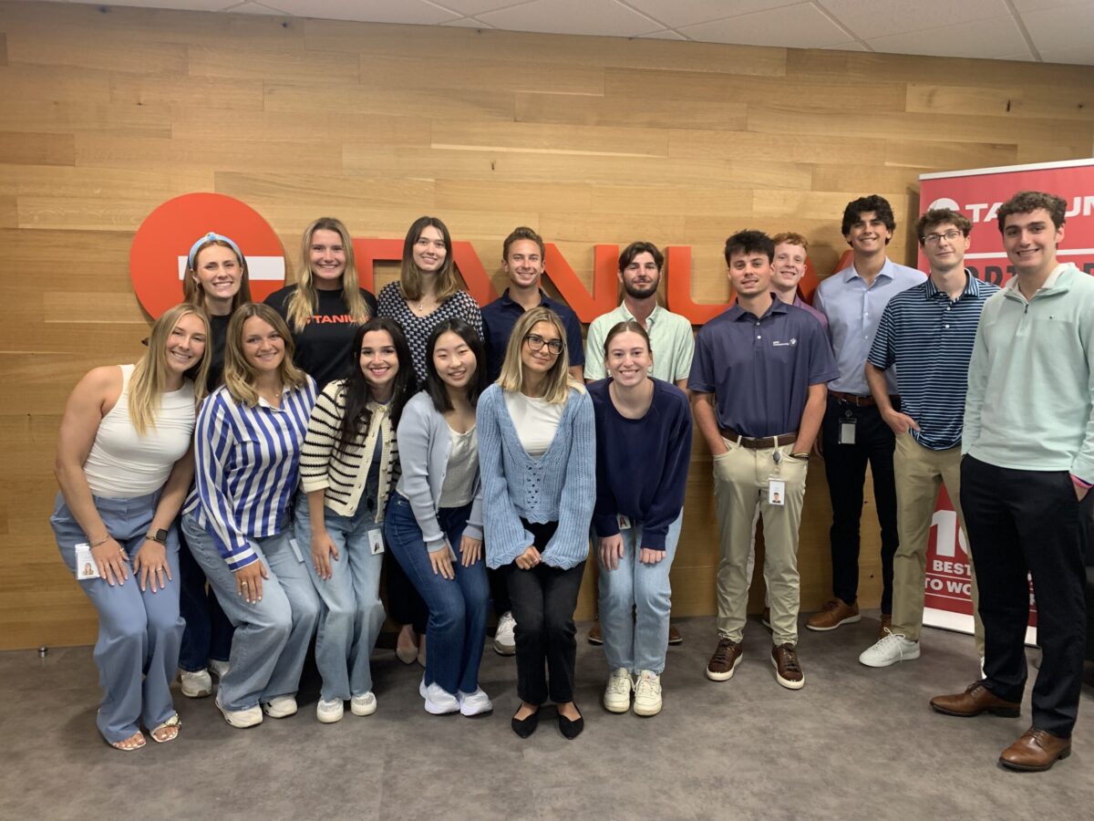 2024 summer interns at Tanium's Texas office