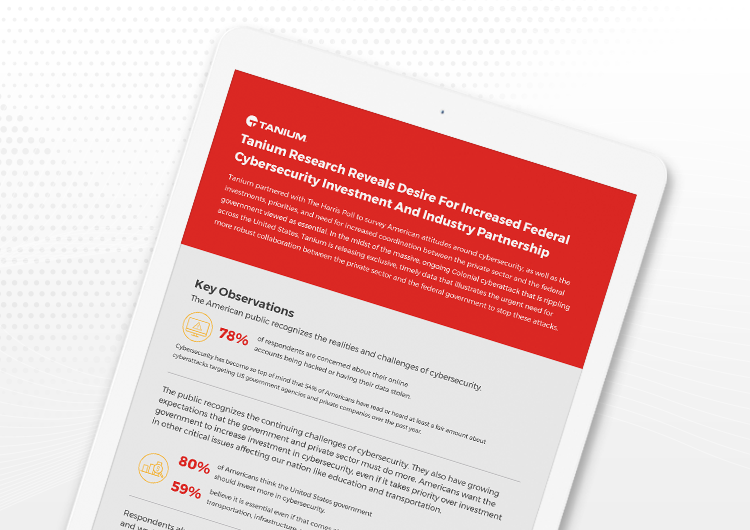 Harris Poll Survey Cybersecurity Investments And Priorities Tanium