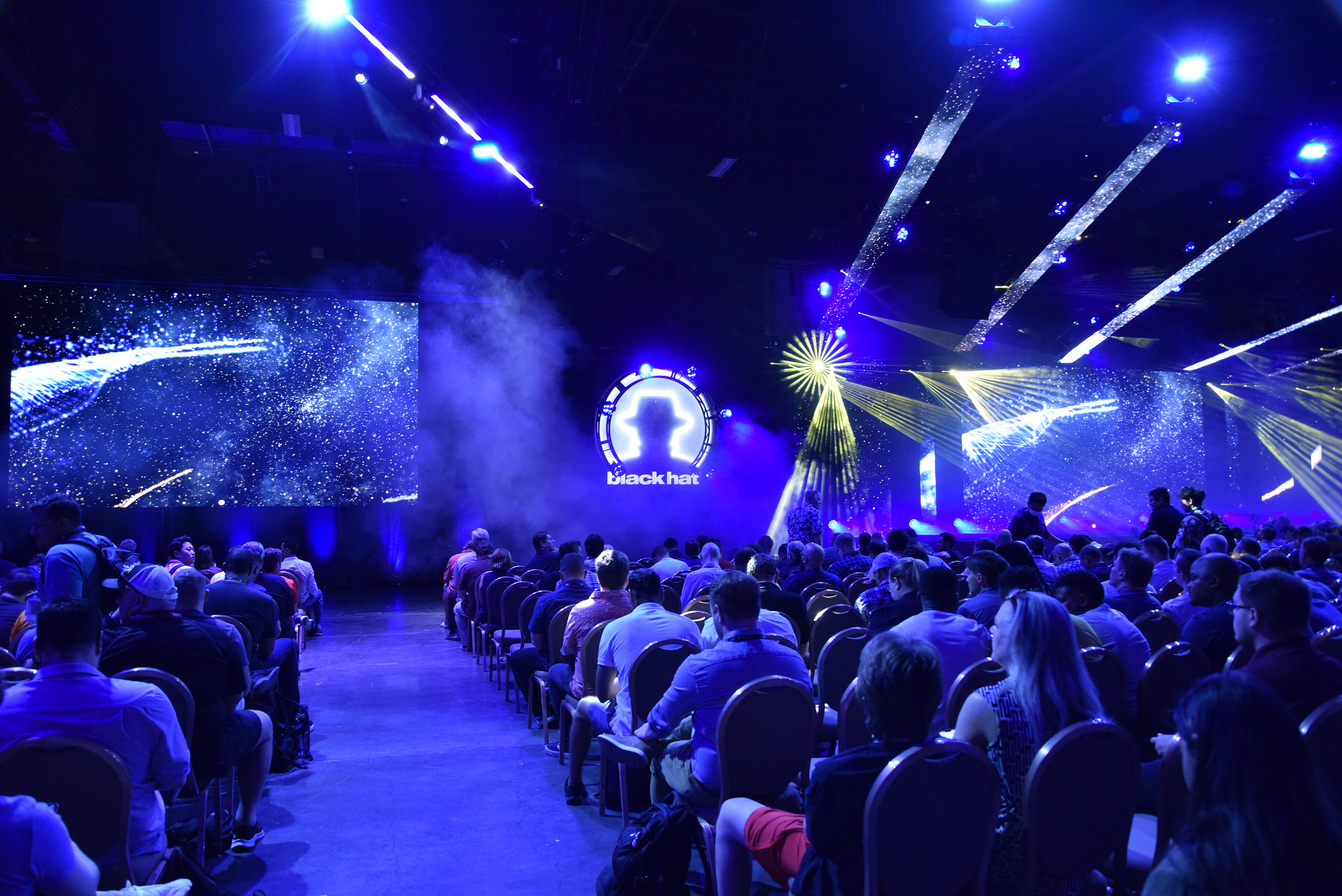 Photo of a packed auditorium at last year's Black Hat USA conference.